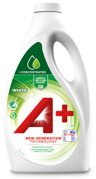 Tvättm. A+ White Flytande 2,2L