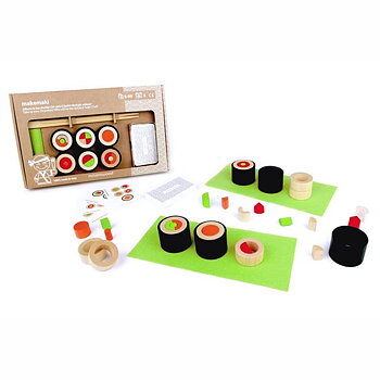Brætspil lavet af træ Lav sushi