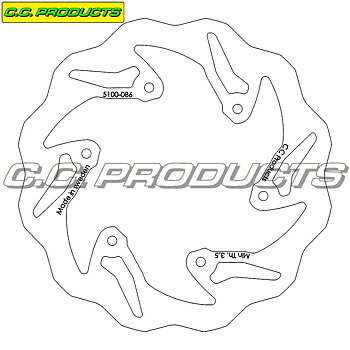 Bromsskiva Bak - GASGAS Enduro 18-19 220 mm