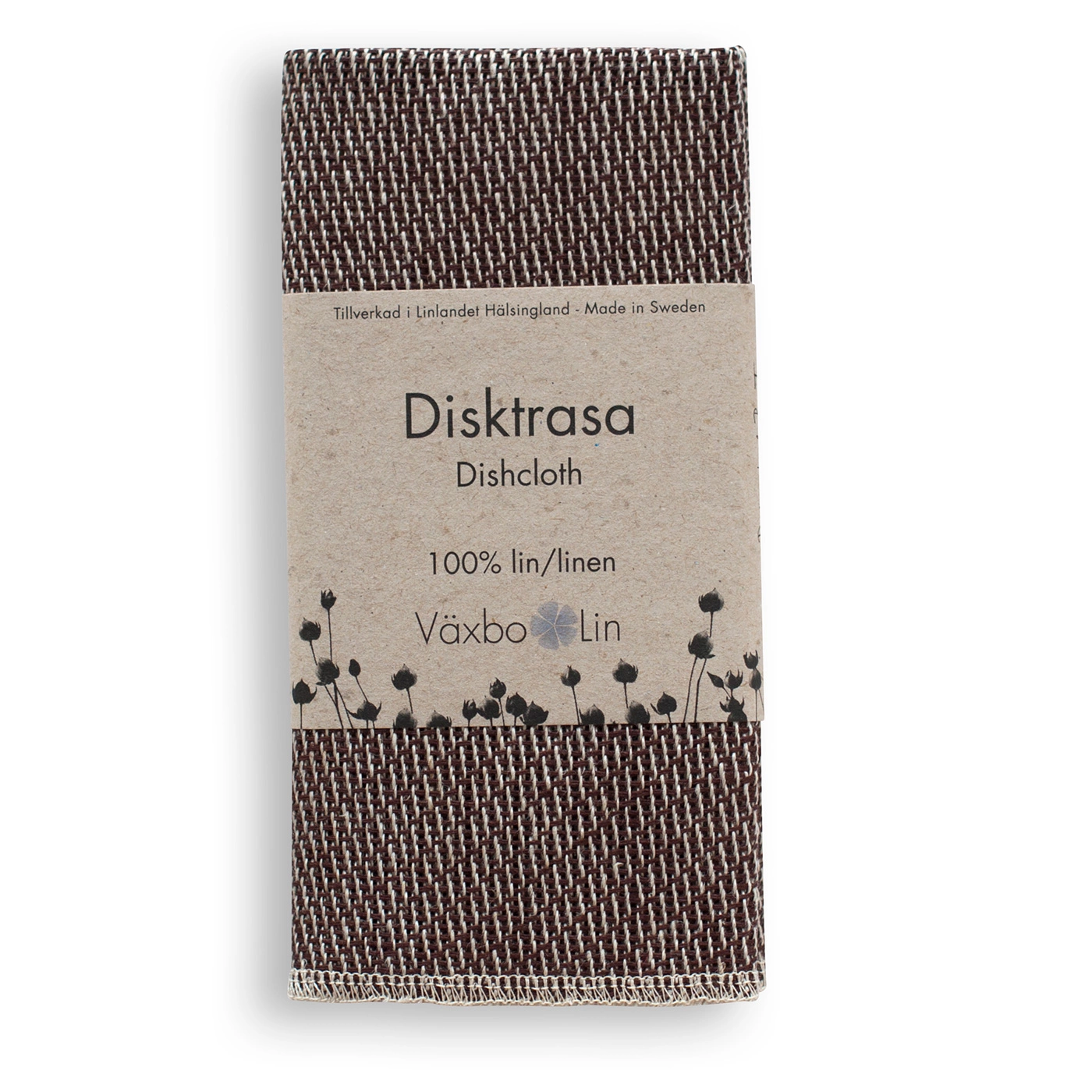 Disktrasa Brun med oblekt fåll - Växbo Lin