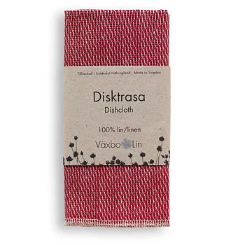 Disktrasa Röd med oblekt fåll - Växbo Lin