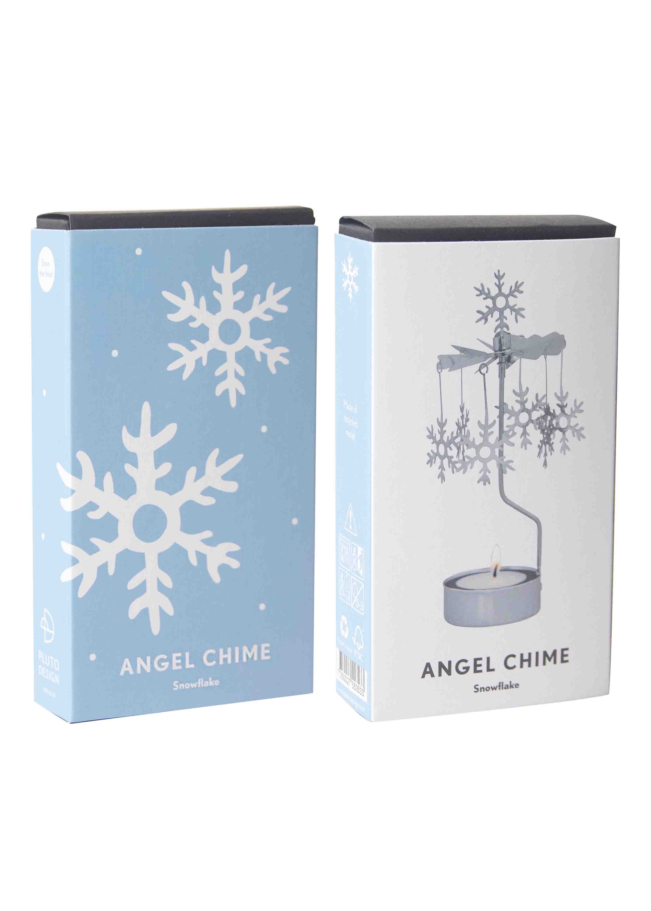 TEALIGHT SPINNER SNOWFLAKE