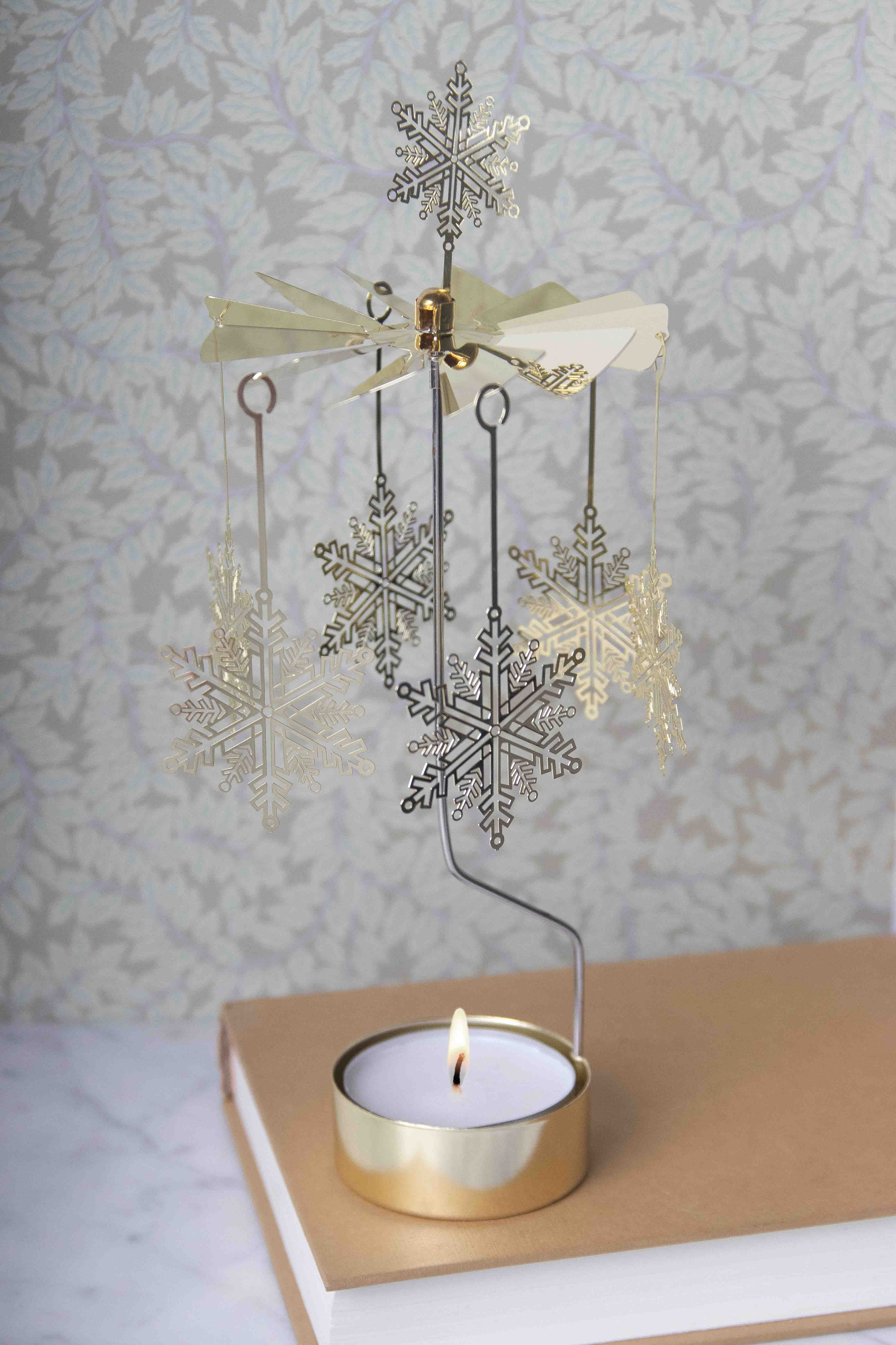 TEALIGHT HOLDER BIG SNOWSTAR