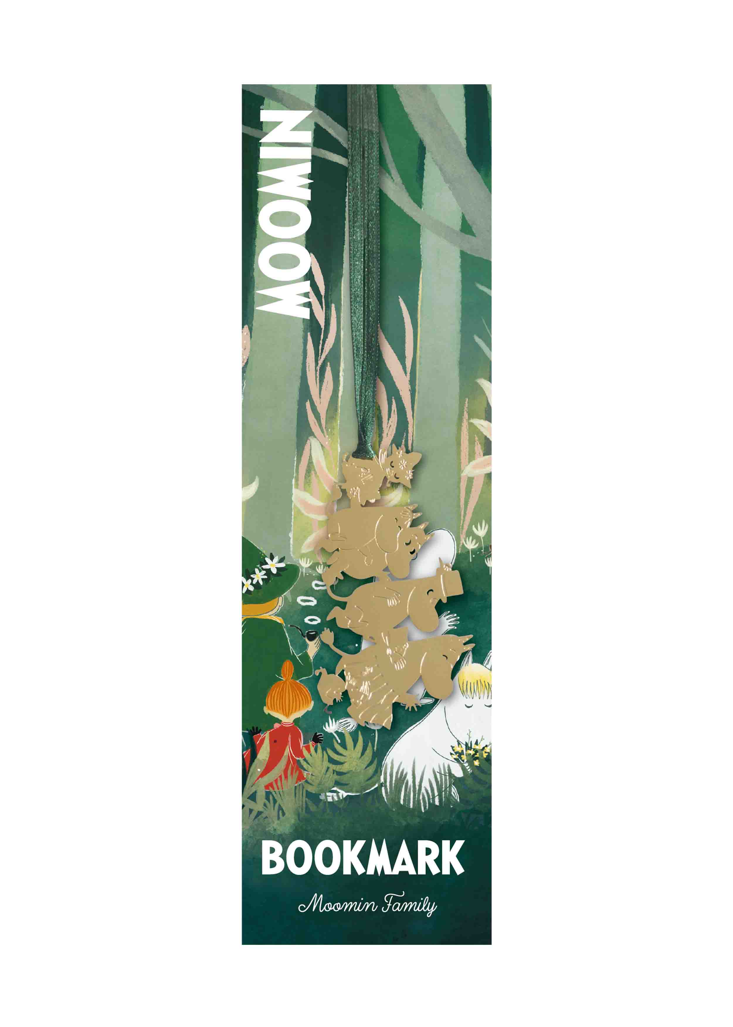 BOOKMARK MOOMIN FAMILY GOLD