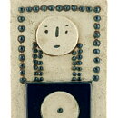 シルヴィア・レウショヴィウス 陶板  女性 Wall Plaque 1969年 40cm