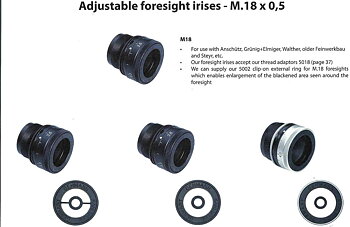 Iris ring sight M18 - adjustable