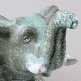 Vicke Lindstrand (1944) Iconic Gray Elephant (24 cm)