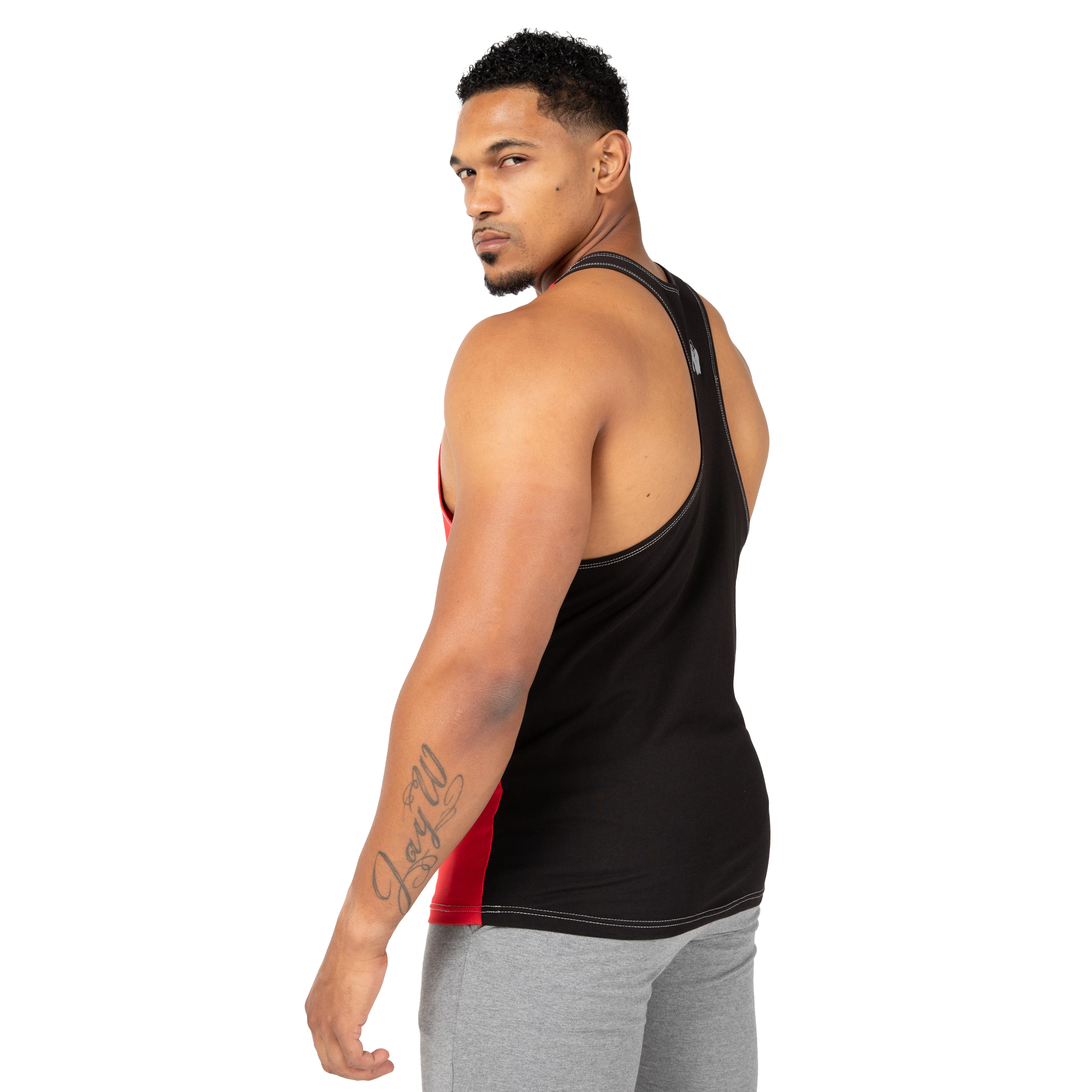 Sterling Stringer Tank Top, black/red - 2
