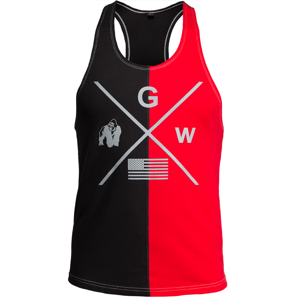 Sterling Stringer Tank Top, black/red - 4