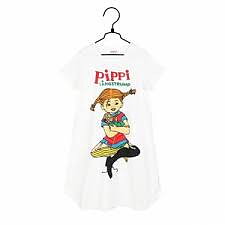 Pippi  Nattlinne kort arm