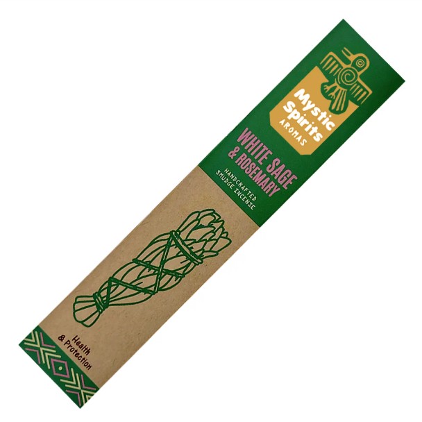 Mystic Spirits - White sage and Rosemary  / Vit Salvia och Rosmarin,   8 Sticks (25g)