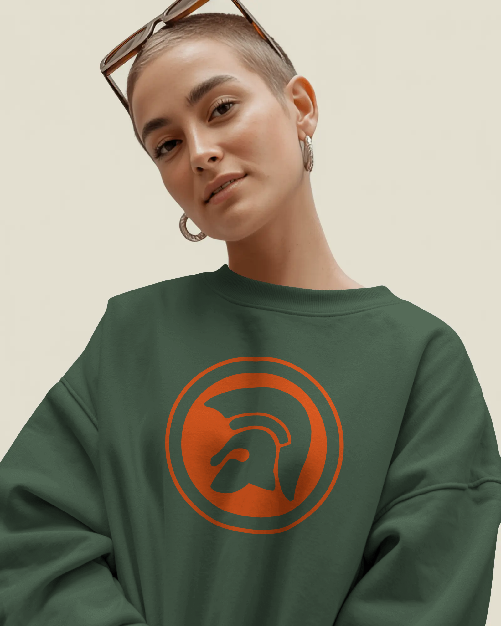 Trojan Sweater Military Green