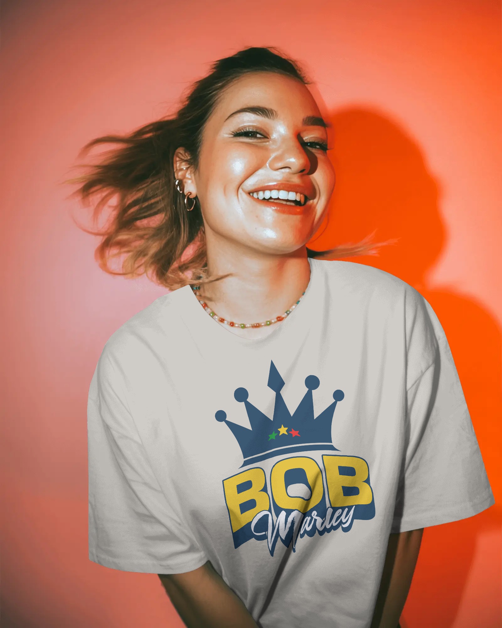Bob Is King T-shirt Ice Grey