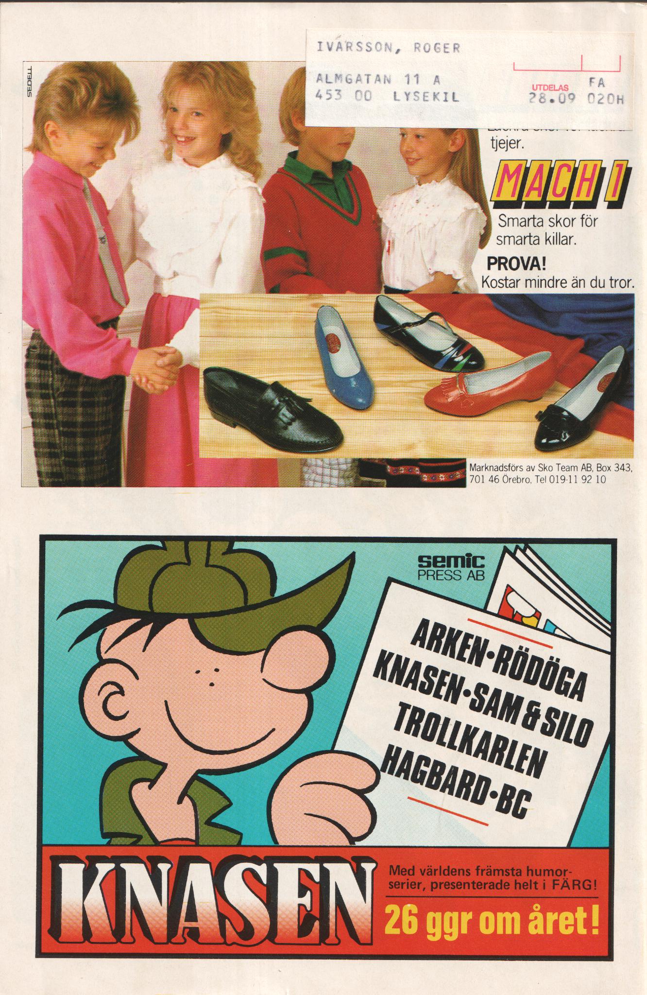 Fantomen nr 20 1987 Begagnad - 2