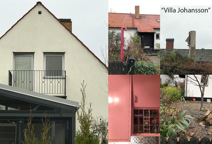 Personlig specialbeställd akvarell "Ditt hus"