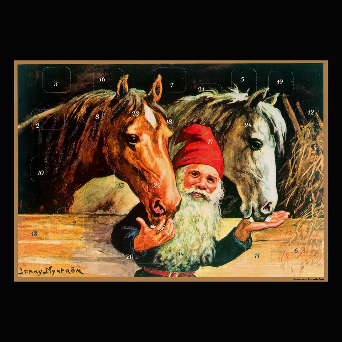 Adventskalender Retro Nostalgi 0-3-3 Jenny Nyström