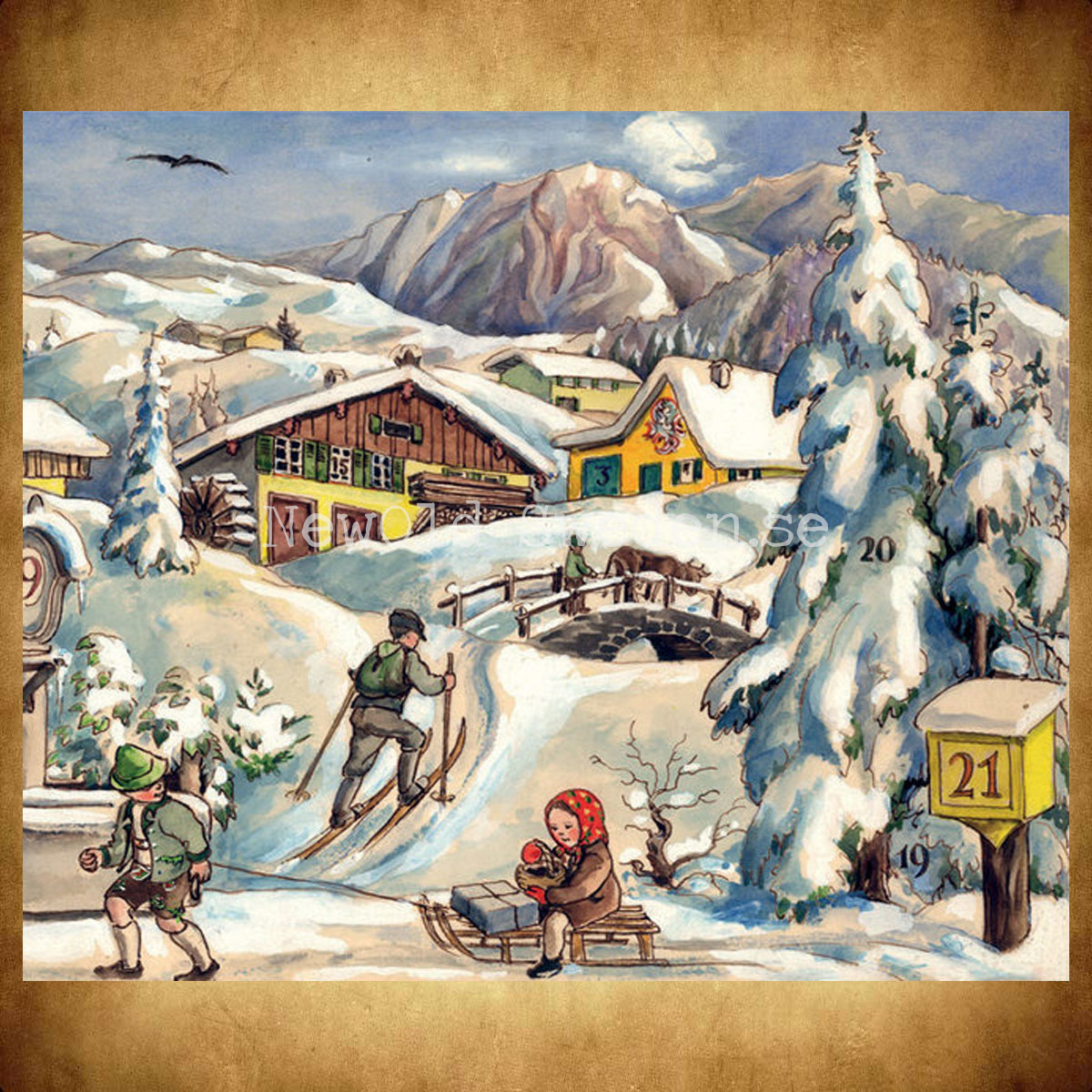 Advenskalender 1952 Retro Nostalgi - 4
