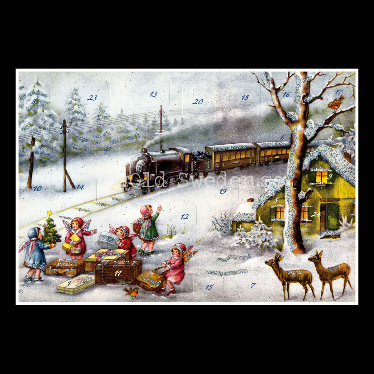 Adventskalender Retro Nostalgi 1 - Änglar