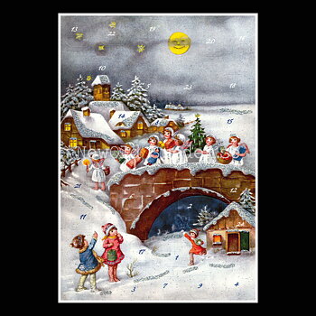 Adventskalender Retro Nostalgi 1 - Änglar