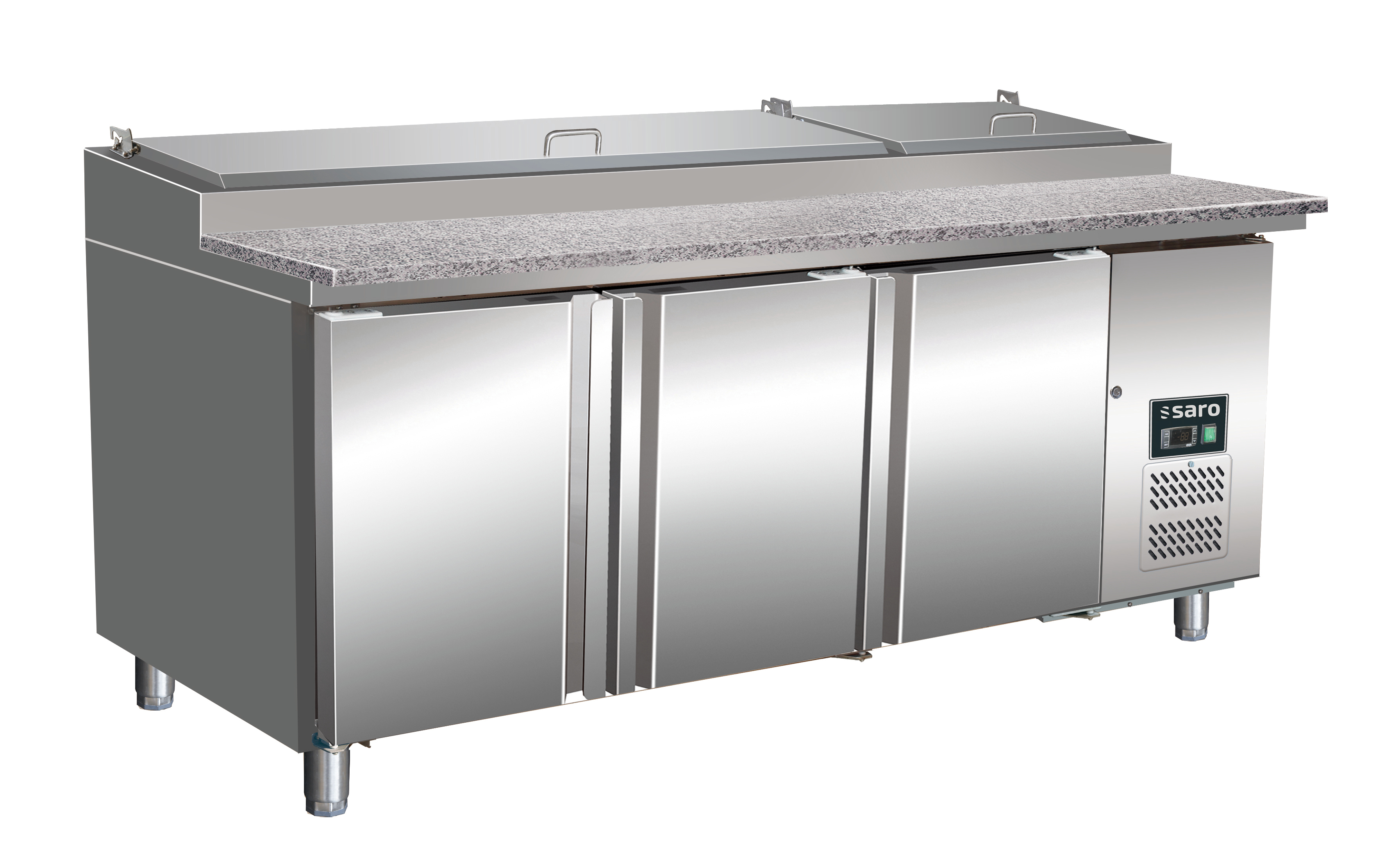 Pizza counter SH2000 with 3 doors 600x400 mm
