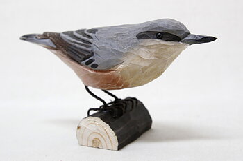 Nuthatch Wood 14x8x5 cm