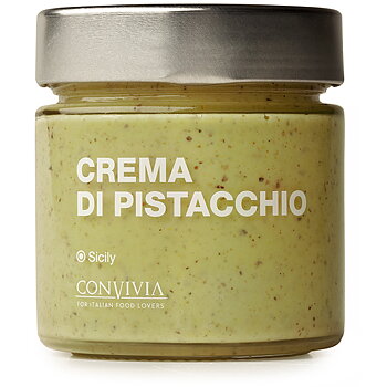 Convivia Pistagekram, 210 g. Söt créme på sicilianska pistagenötter.