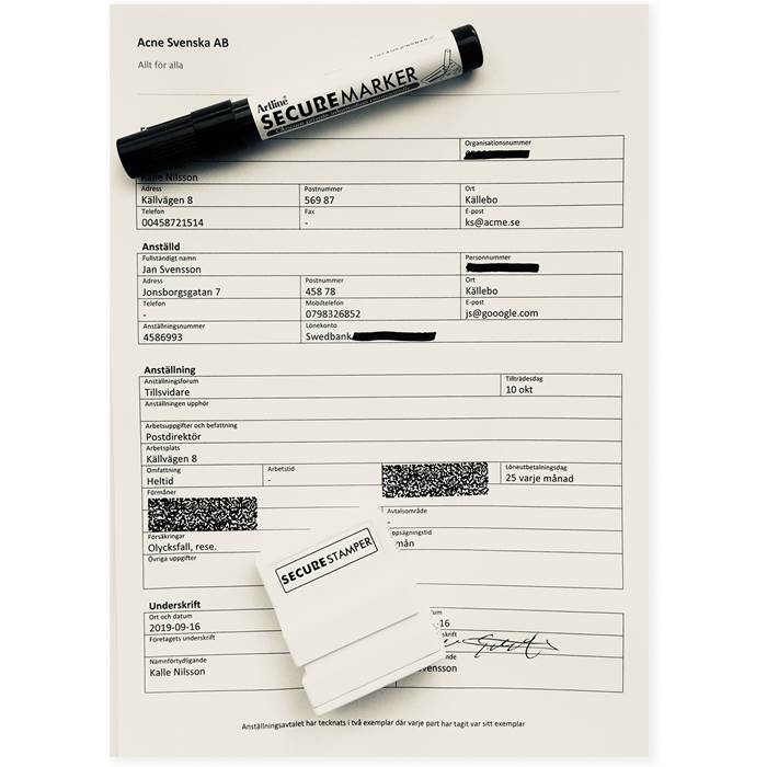 Penna Artline securemarker sva - 3