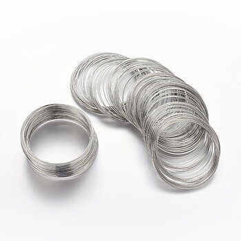Memorywire 30 varv 0,6mm antiksilver