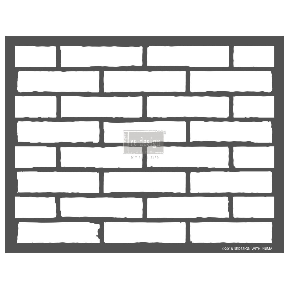 Decor Stencil Vintage Brick 