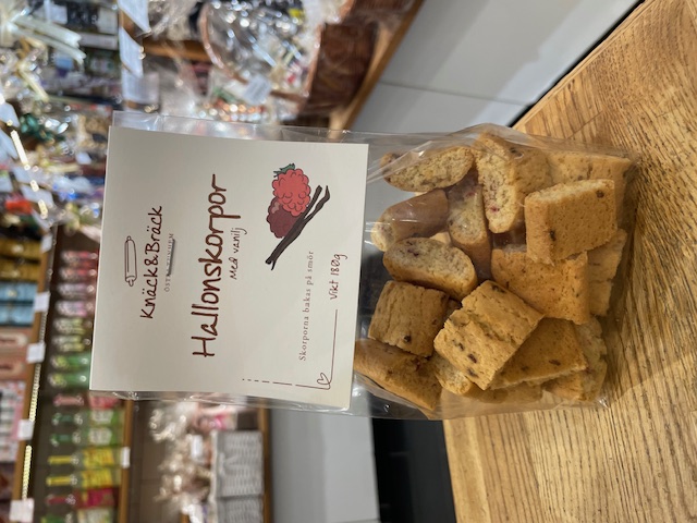 Knäck & Bräck - Hallonskorpor 180g