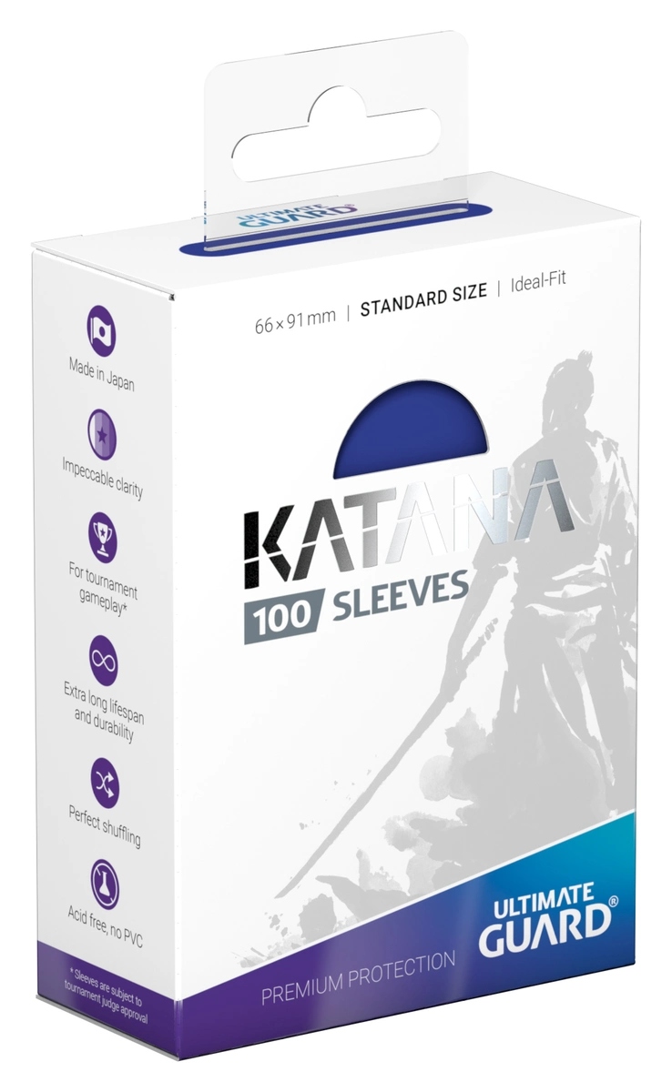 Ultimate Guard: Katana Sleeves Standard Size (100) - Blue