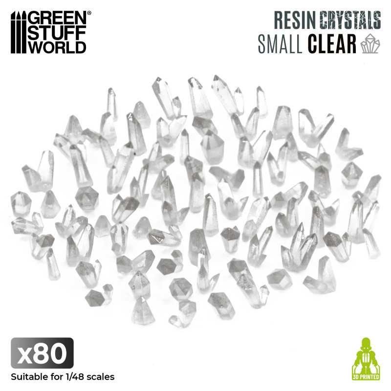 Green Stuff World: Small Resin Crystals - Clear