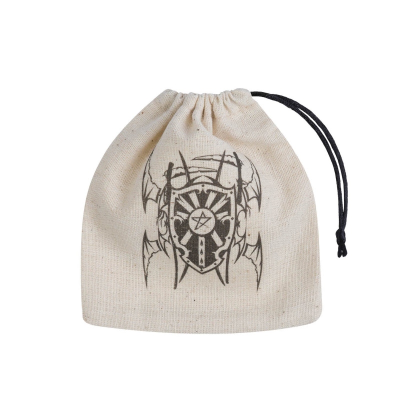 Q-workshop: Vampire Beige & Black Basic Dice Bag