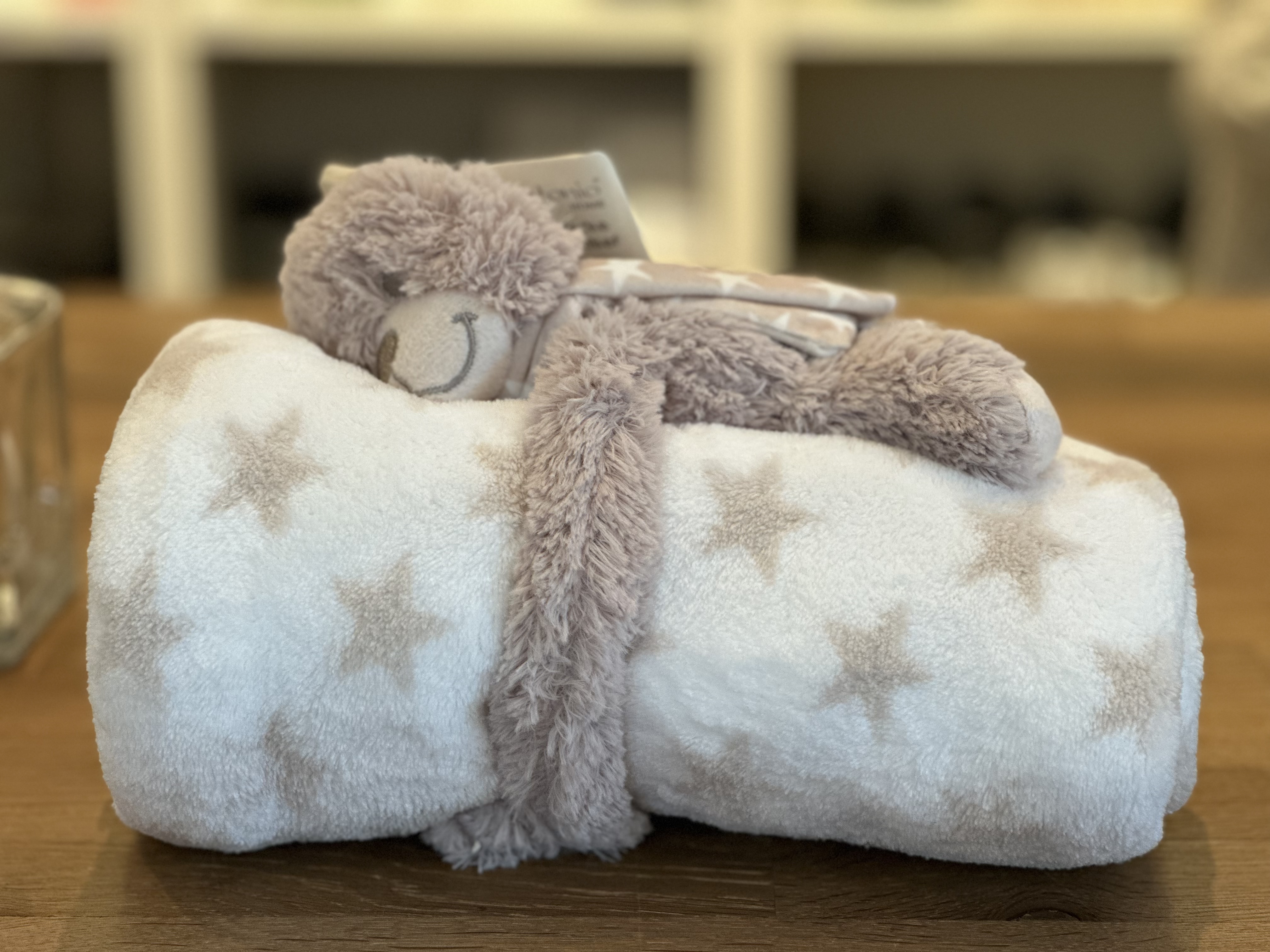 Baby Filt  med Mjukisdjur - 3