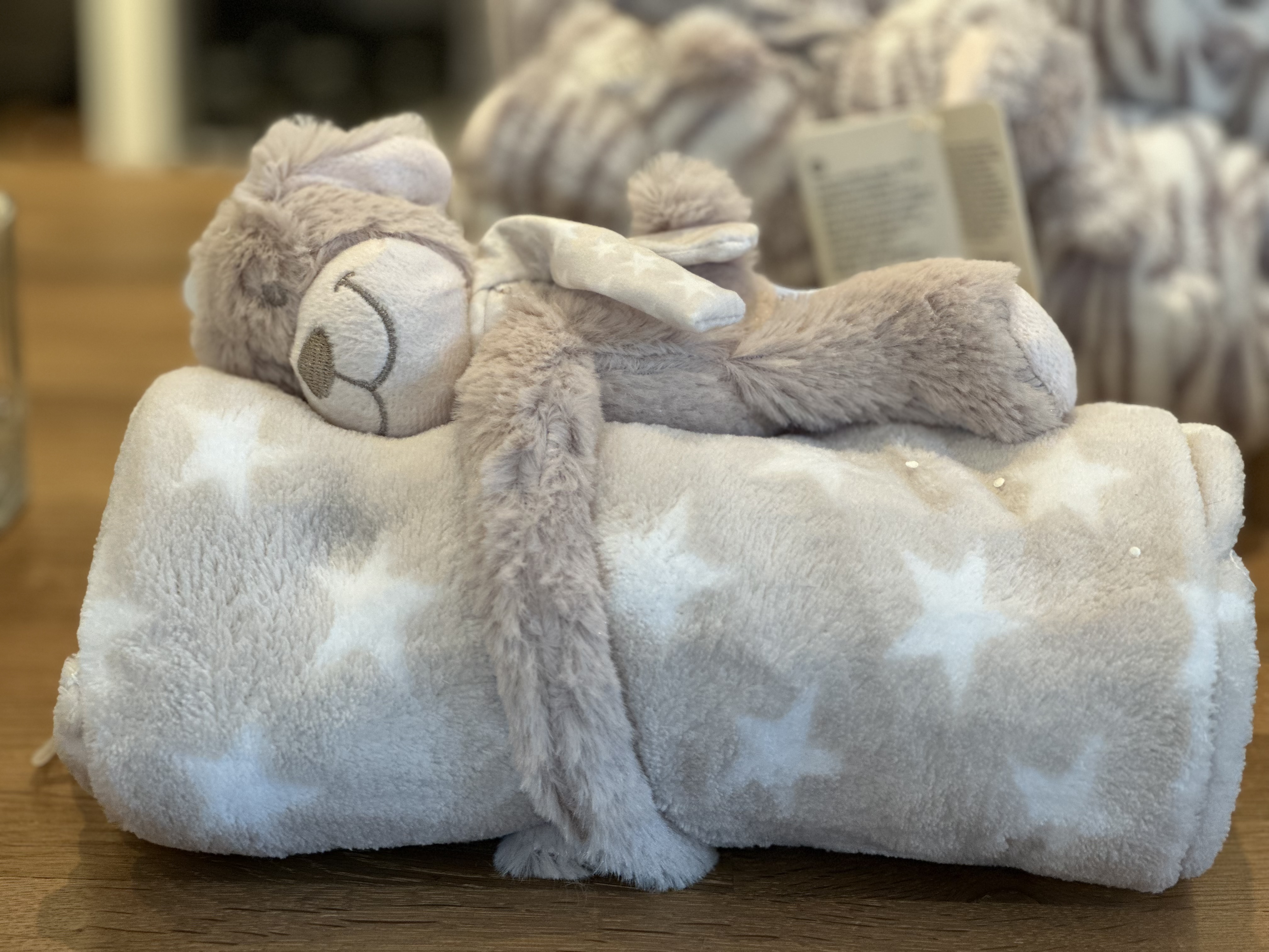 Baby Filt  med Mjukisdjur - 4
