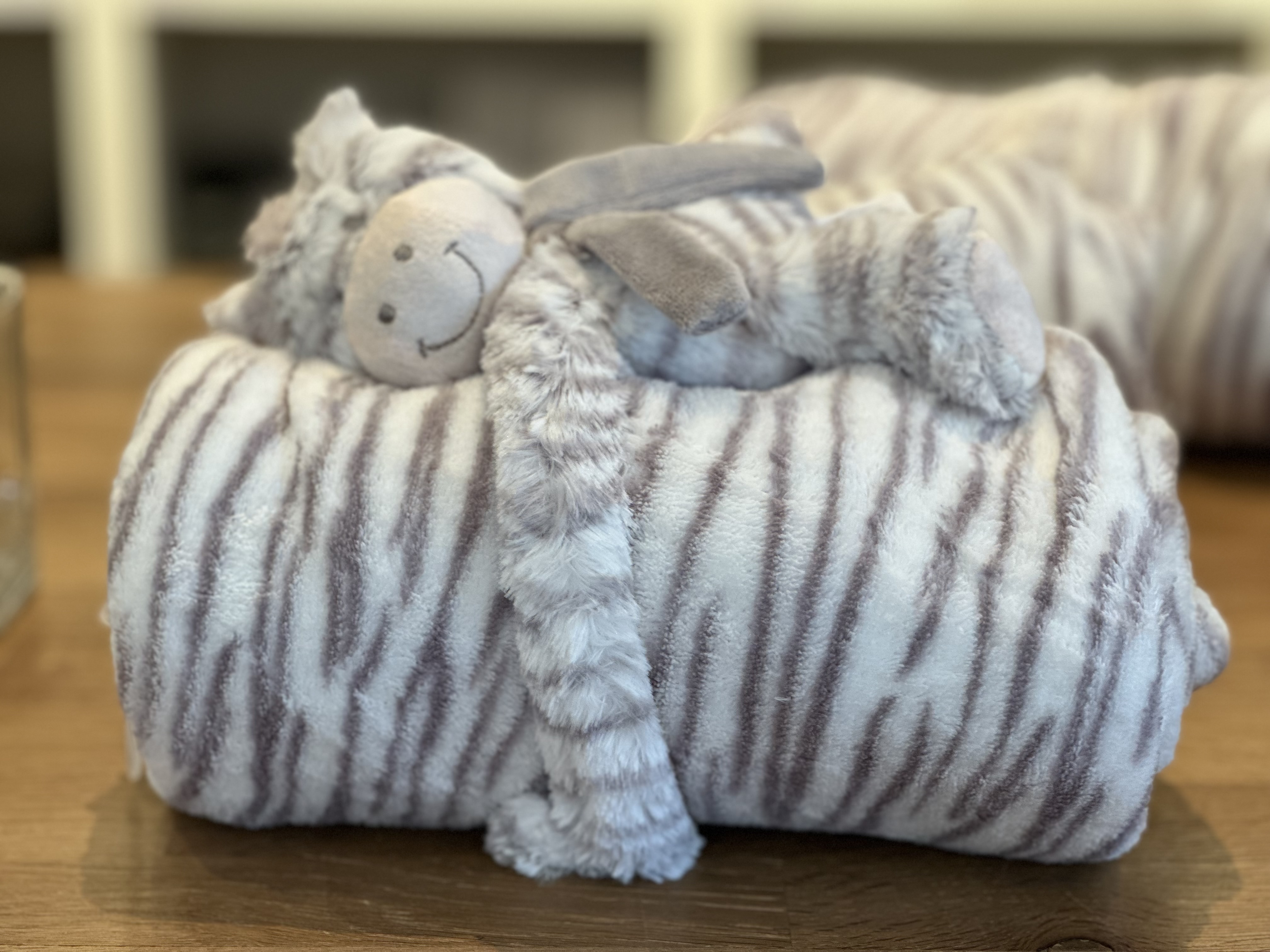 Baby Filt  med Mjukisdjur - 6
