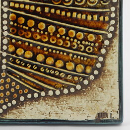 Lisa Larson (Unik 1961) Lovely Leaf Wall Plaque 23 cm
