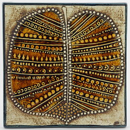 Lisa Larson (Unik 1961) Lovely Leaf Wall Plaque 23 cm
