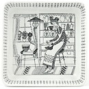 ライヤ・ウオシッキネン  Emiliaシリーズ  四角いお皿  Bowl (14cm)  1959年 (2)