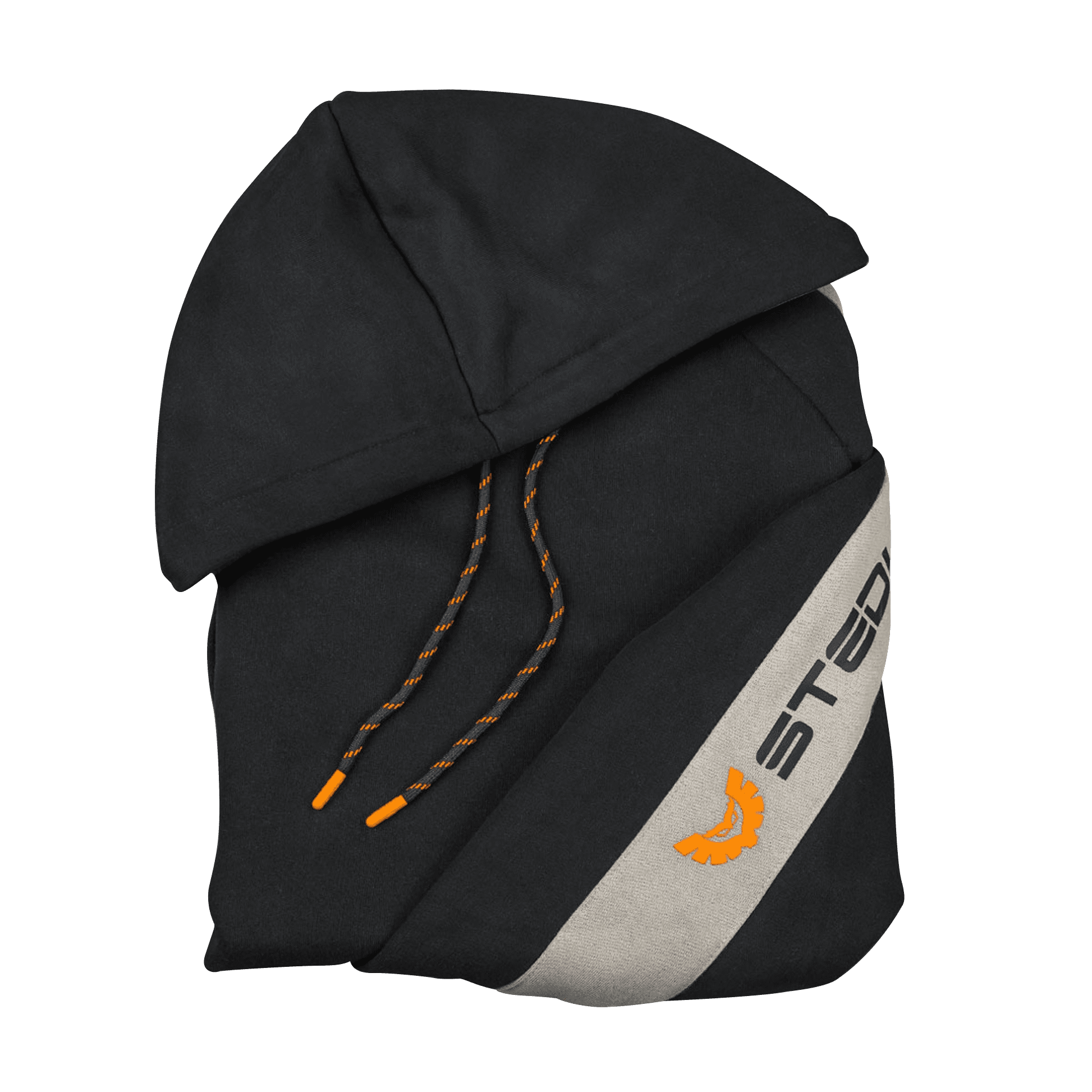STEDI Hoodie Sleeve Jumper | Black