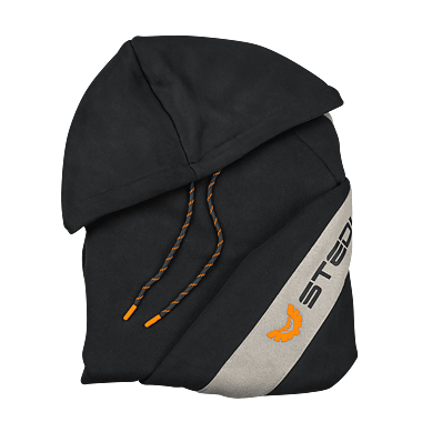 STEDI Hoodie Sleeve Jumper | Black