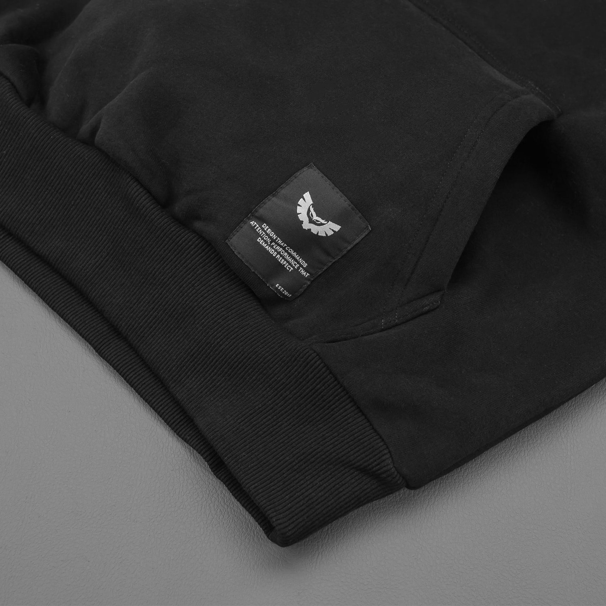 STEDI Hoodie Sleeve Jumper | Black - 6