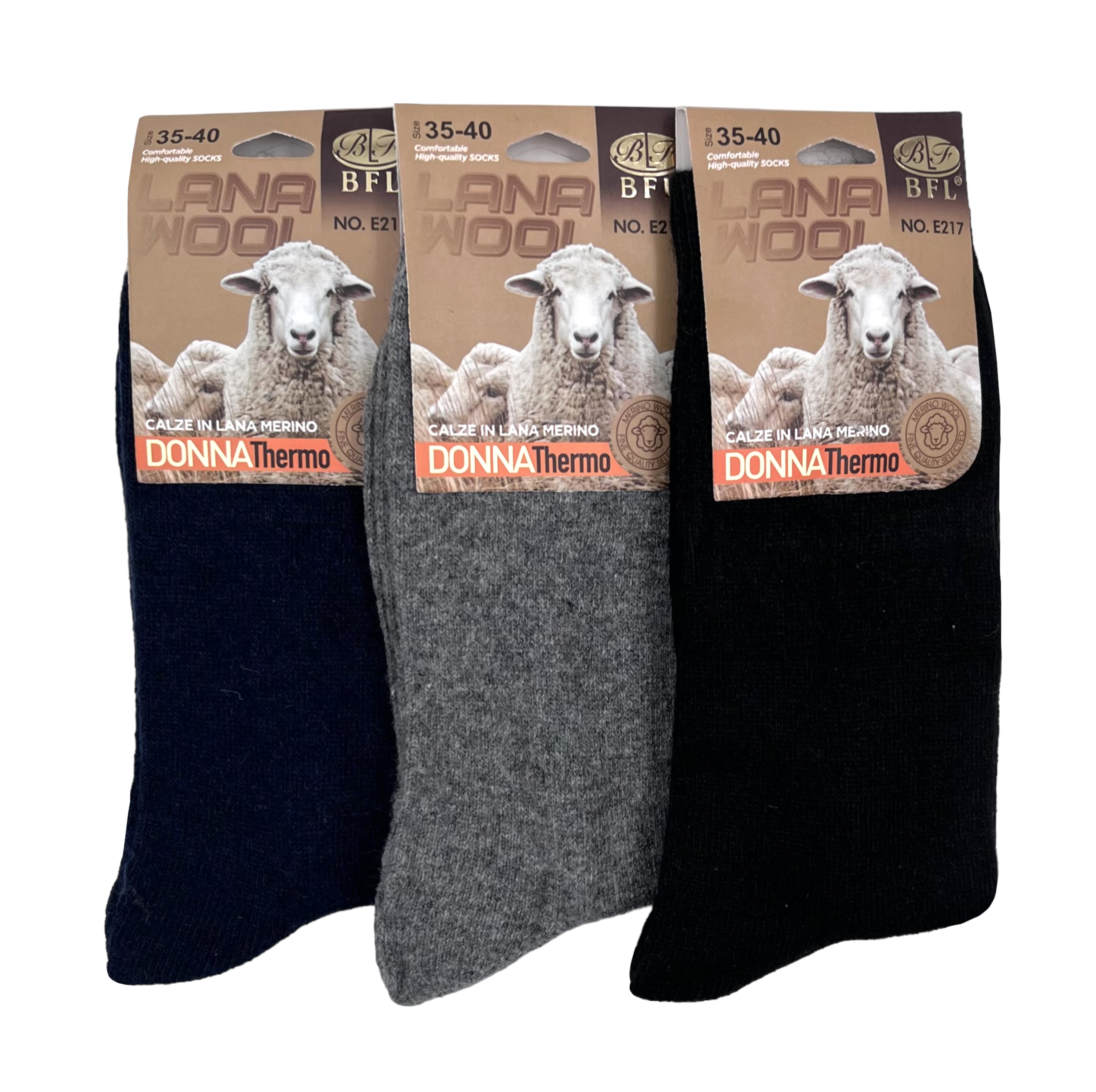 12pack - Ullstrumpor DAM, Stl 35-40 - 2