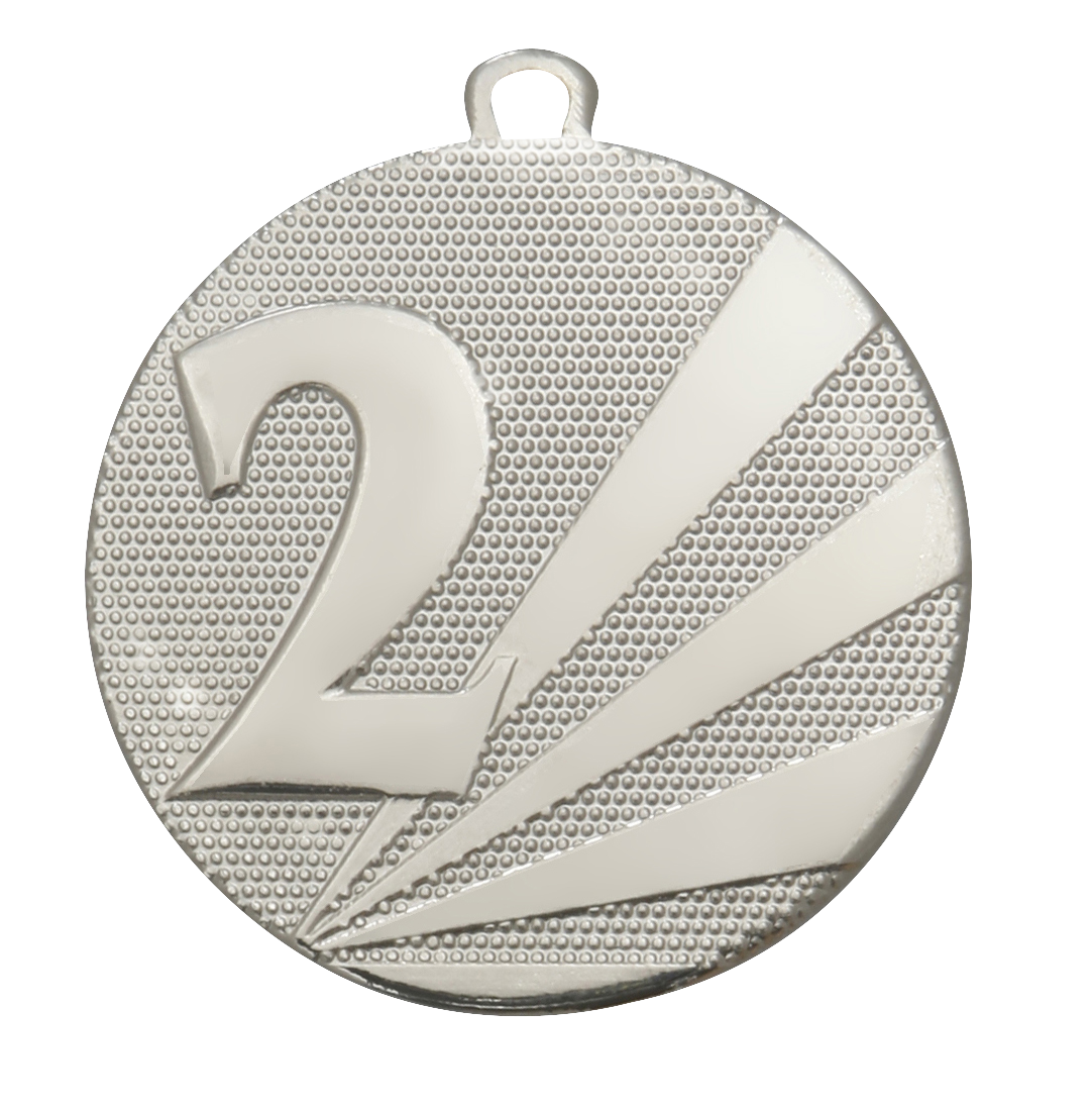 Medaljer 50 mm präglade - 1:a - 2:a- 3:a - Guld, Silver, Brons - 3