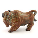 Gunnar Nylund (1950s) Brown Bison 17/10cm