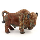 Gunnar Nylund (1950s) Brown Bison 17/10cm