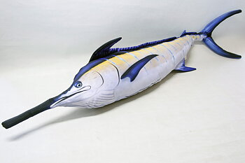 Svärdfisk kudde 118x37 cm