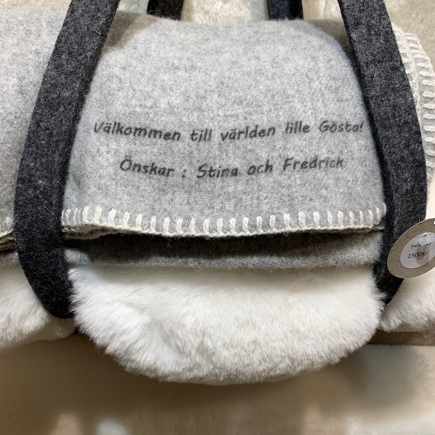 Newborn Gift Set Sweden Print - 7