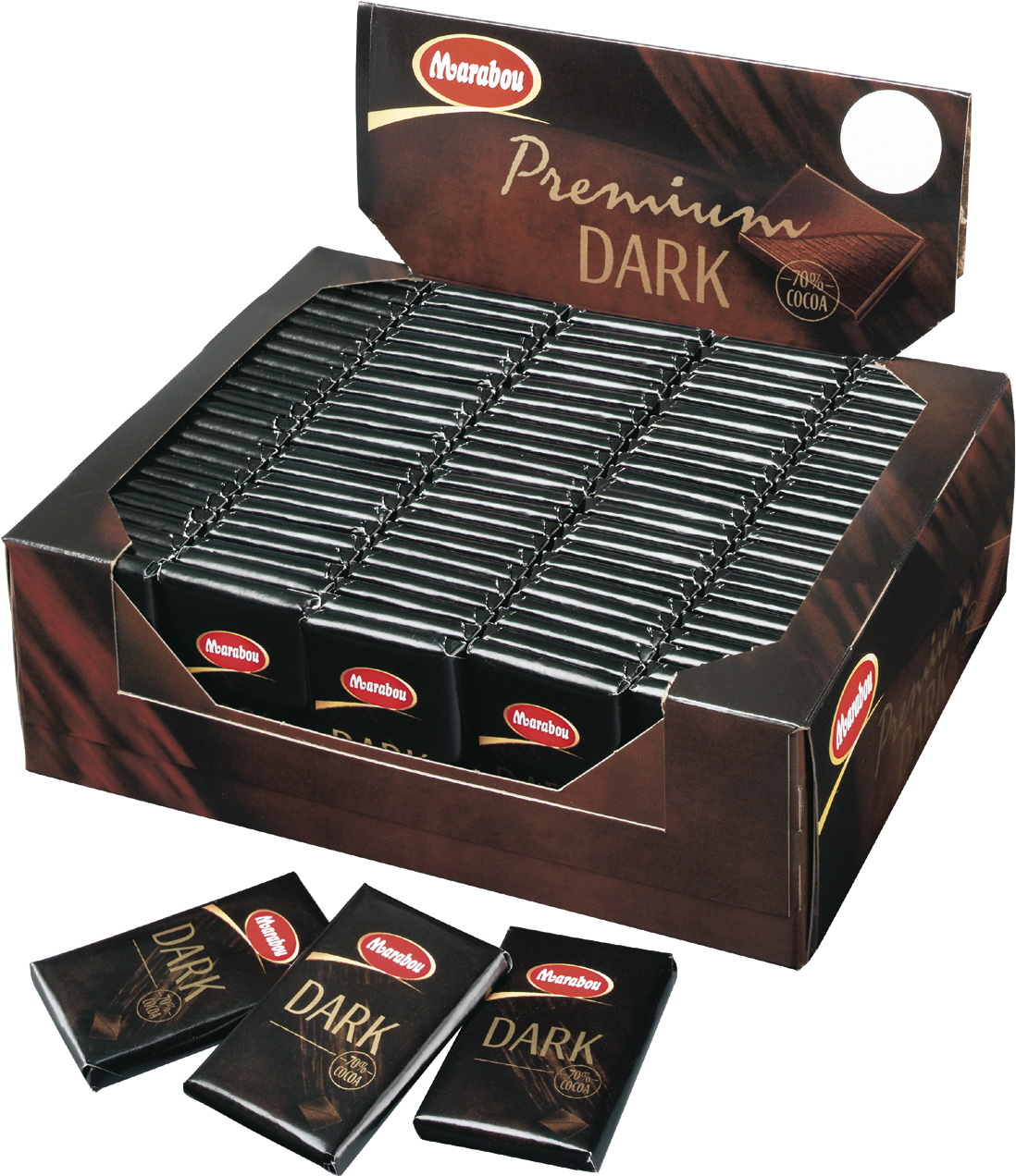 Premium Dark Marabou 70% 10g