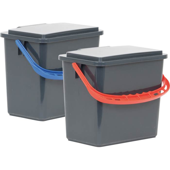 Hink 6L Grå/Blått handtag - 3